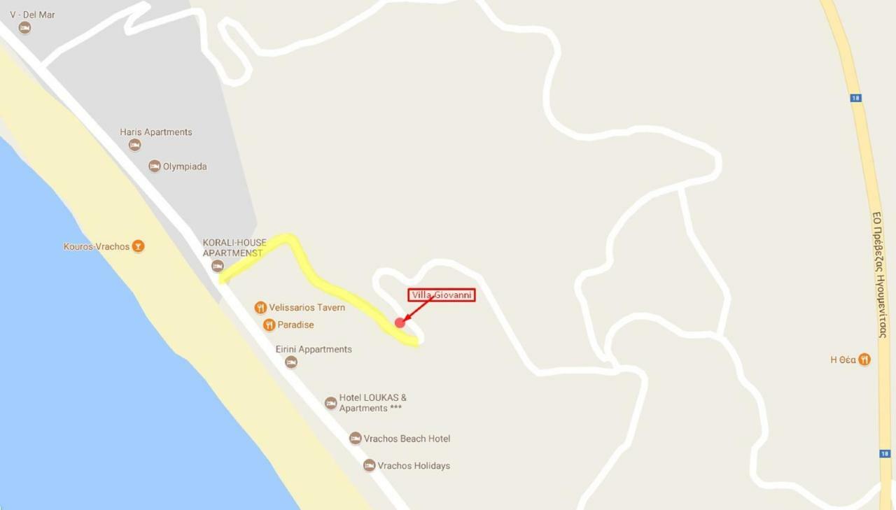 Villa Giovanni Паралия Враху Екстериор снимка